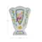Hello Honey® 8.5" Ceramic Fan Shaped Vase with Painted Bird Design